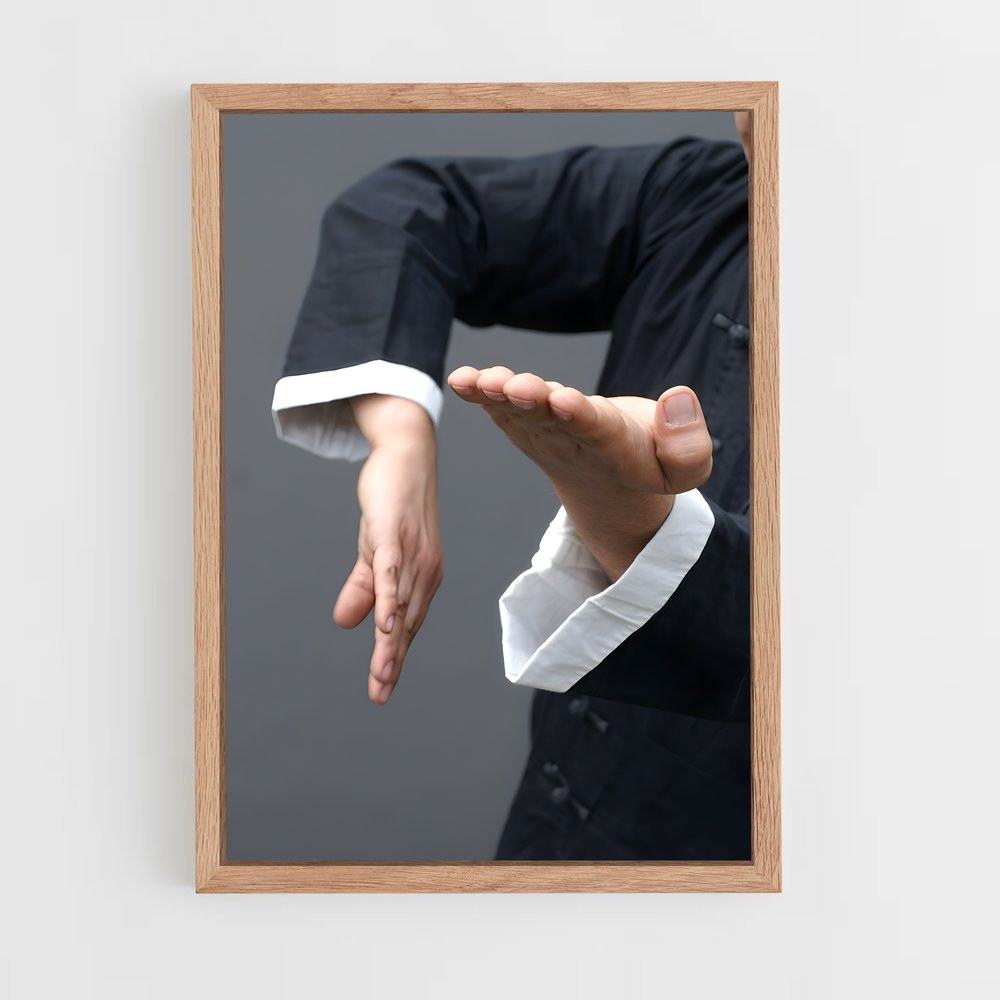 Poster Duel d'Artistes – affiche Wing Chun (vue 4)